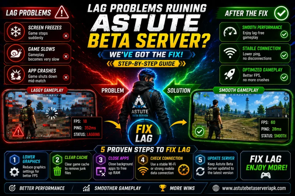 Astute Beta Server lag problems and step-by-step fixes for smooth gameplay