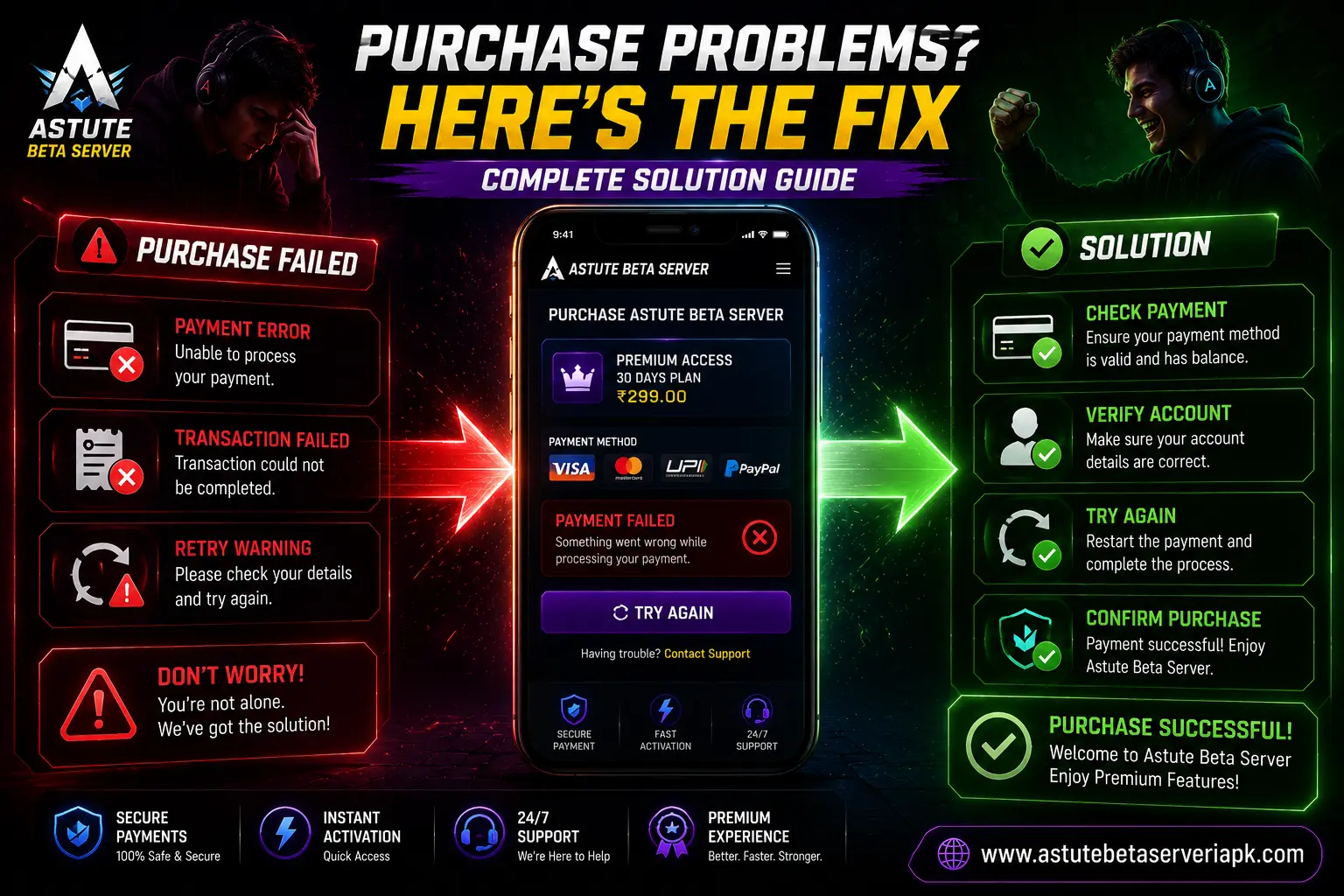 Astute Beta Server locked and not loading with troubleshooting solutions