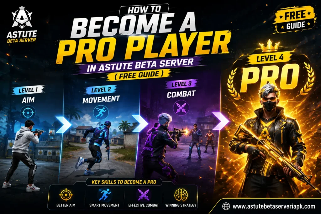 How to become a pro player in Astute Beta Server free guide