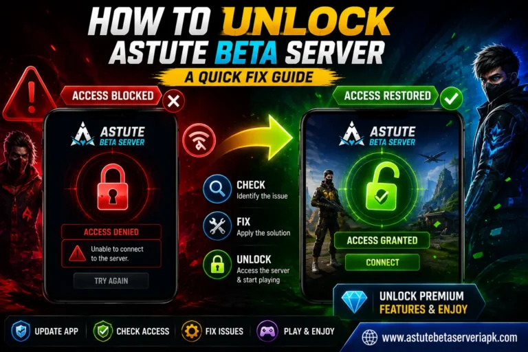 How to unlock Astute Beta Server with a quick fix guide