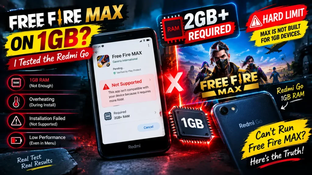 Free Fire graphics settings menu set to Smooth and Low